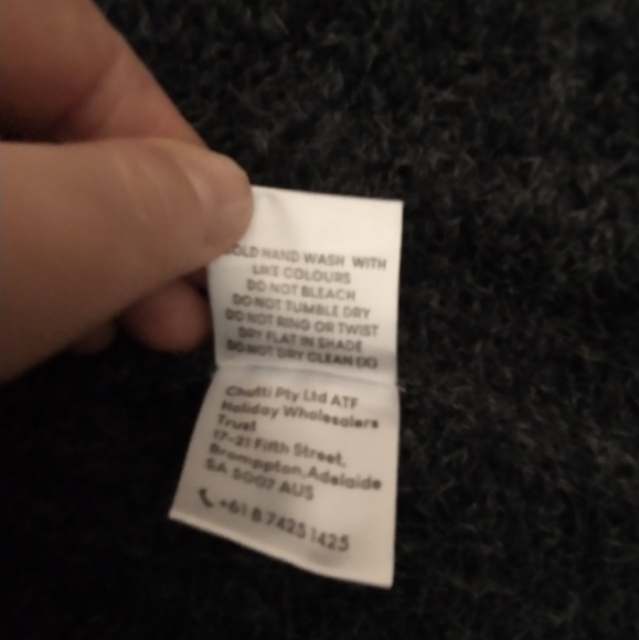 Sundance Talisman long hooded fairisle cardigan sweater M - Picture 9 of 9